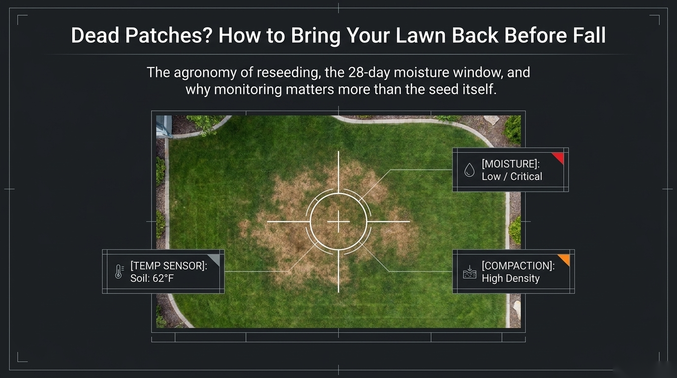 Dead patches — how to bring your lawn back before fall