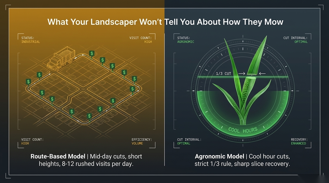 What your landscaper won't tell you about how they mow